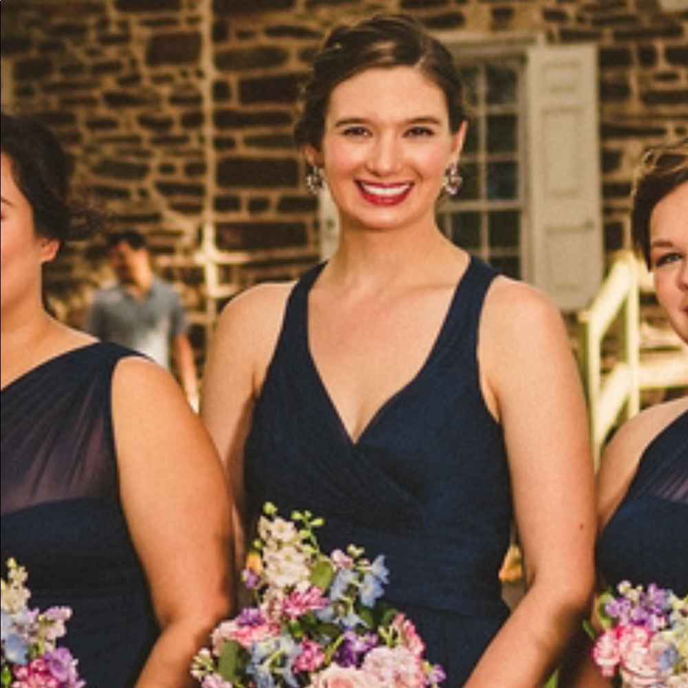 Mesh long David’s Bridal “Marine” size 8